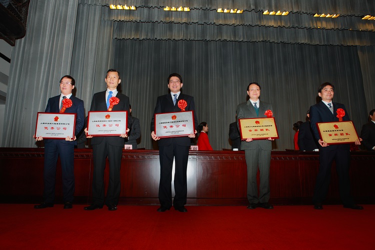 水务工程公司连续第二年被评为2016年度上海市重点工程实事立功竞赛&ldquo;优异公司&rdquo;